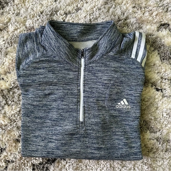 NWT Adidas Golf Shirt Blue Long Sleeve Size XL - Picture 7 of 8